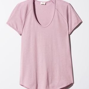Aritzia Wilfred Blue Tandis Tee